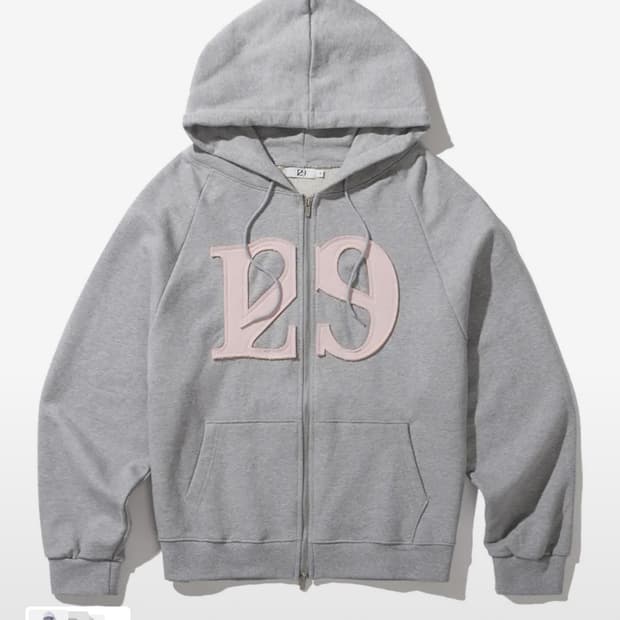 일리고 129 로고 패치 후드집업 S