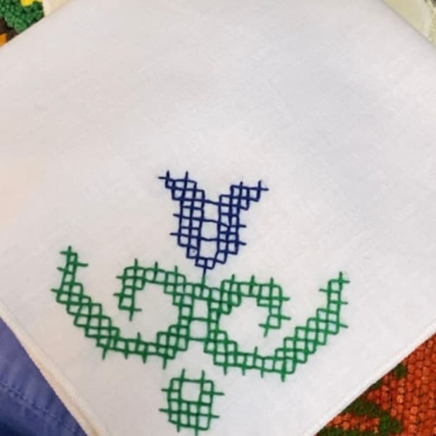 빈티지 패브릭 테이블보 