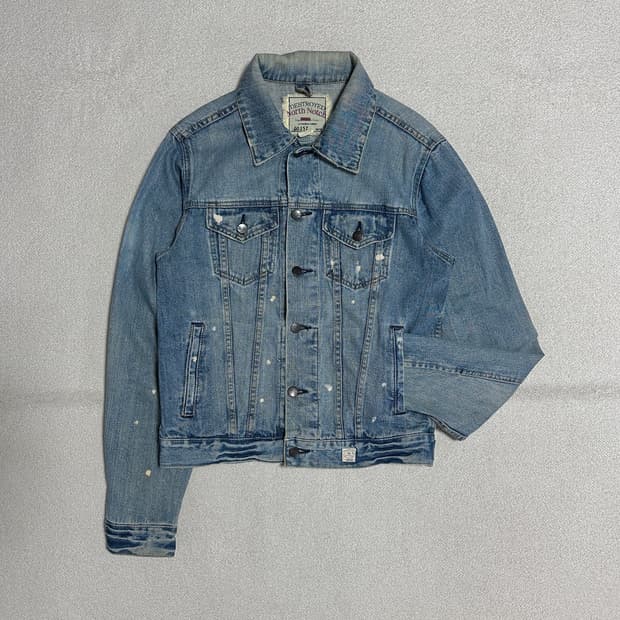 DESTROYED NORTH NOTCH 데님 자켓