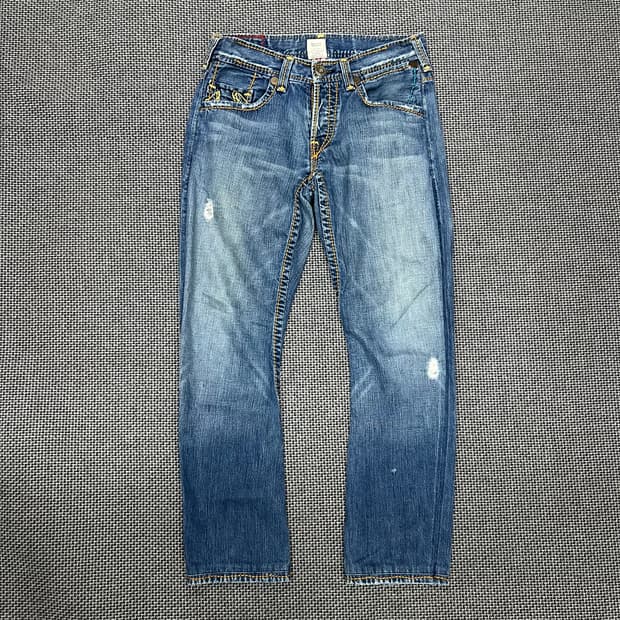 트루릴리전 빌리자이언트빅티 데님팬츠