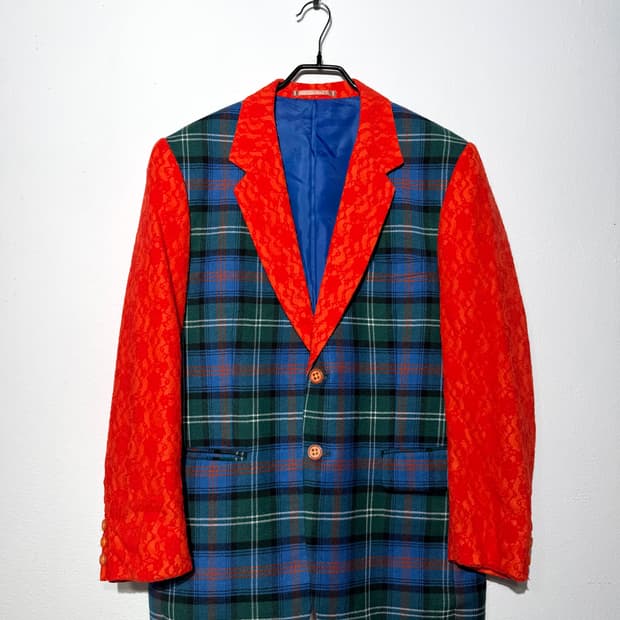 JPN 빈티지 레이스 슬리브 테일러드 자켓