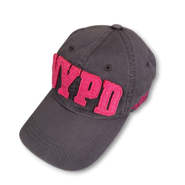NYPD y2k 핑크 입체패치로고 연보라 볼캡