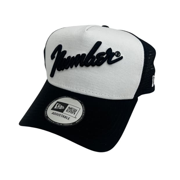 넘버나인 x 뉴에라 Number 자수 트러커 캡