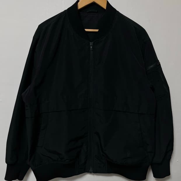 100 TOPTEN 루즈핏 Ma-1 블루종 항공점퍼 자켓 정품