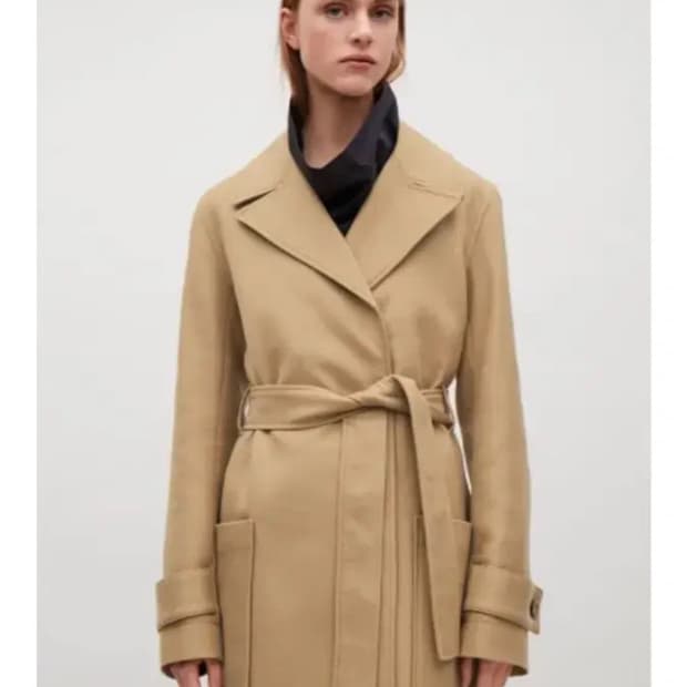 코스 라지 포켓 트렌치 코트