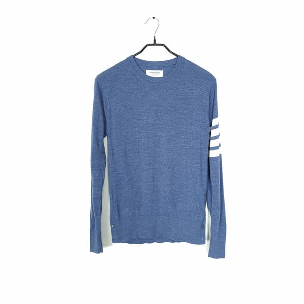 톰브라운 4바 메리노울 니트