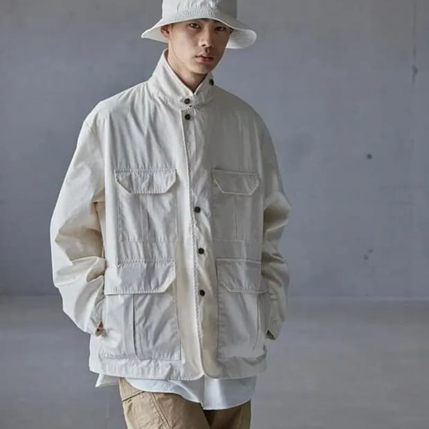 나나미카 노스페이스 퍼플라벨 캡슐 컬렉션 아이보리 자켓