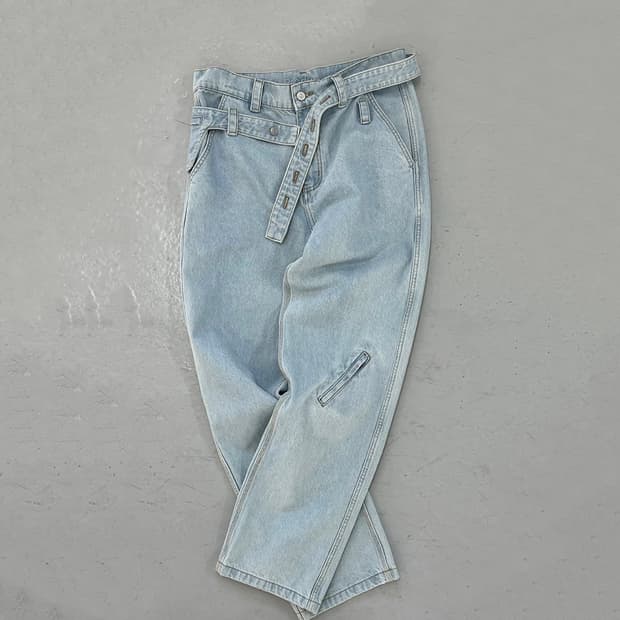 MPa BELT POUCH PANTS (STEEL BLUE)