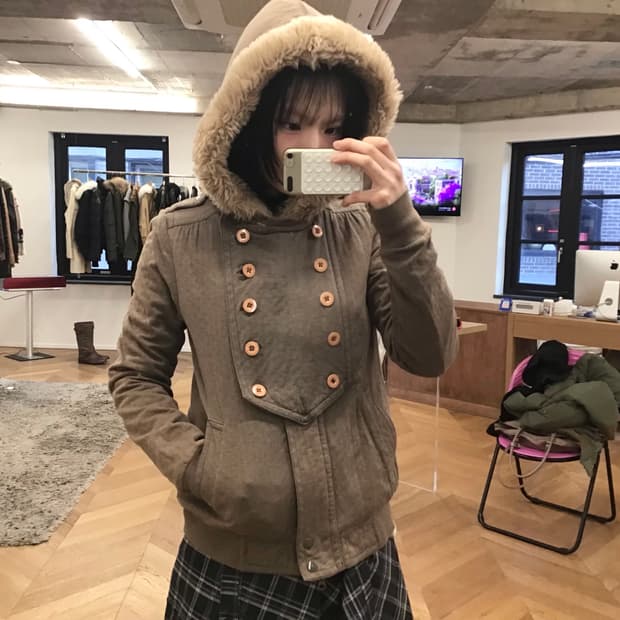 케미컬스포츠 울프죠 퍼후드집업 마크제이콥스