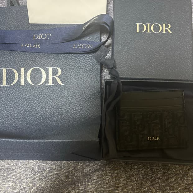 디올 오블리크 카드지갑