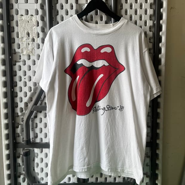 1989 The Rolling Stones 아카이브 아메리칸 투어 티셔츠