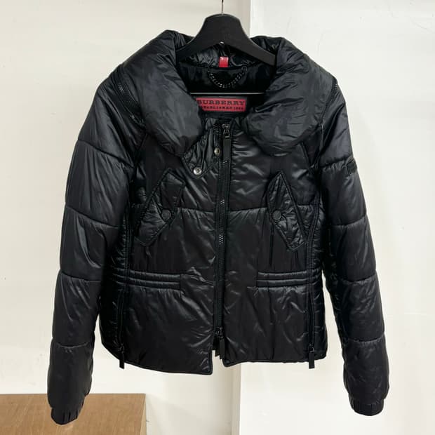 버버리 블랙 패딩 자켓