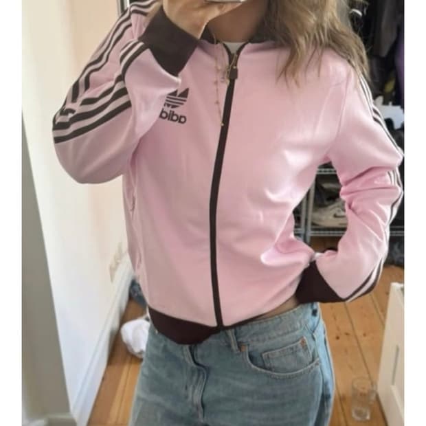 아디다스 핑크브라운 져지