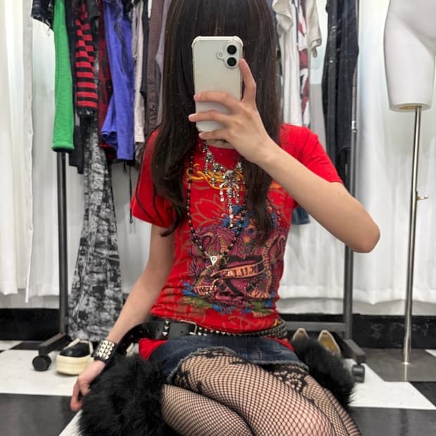 🎸Ed hardy 프린팅 티셔츠🎸