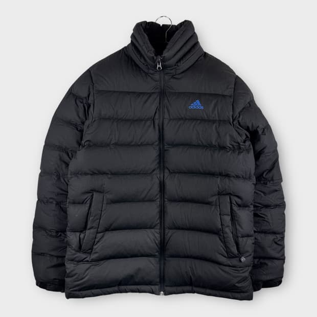 (95) 아디다스 덕다운 올드스쿨 경량 패딩 블랙