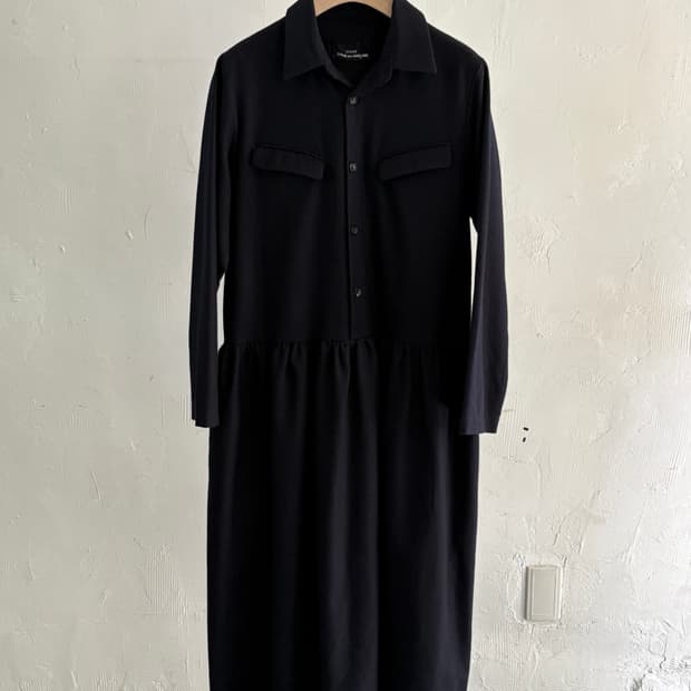 꼼데가르송 트리콧 1998‘s 울 버튼 원피스