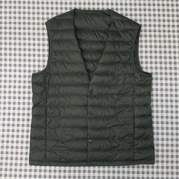 유니클로 오리털 패딩조끼 베스트 남자95