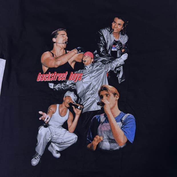 90s usa backstreet boys  밴드티 백스트리트 보이즈
