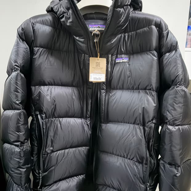 L)파타고니아 25fw 피츠로이 다운 후디 블랙