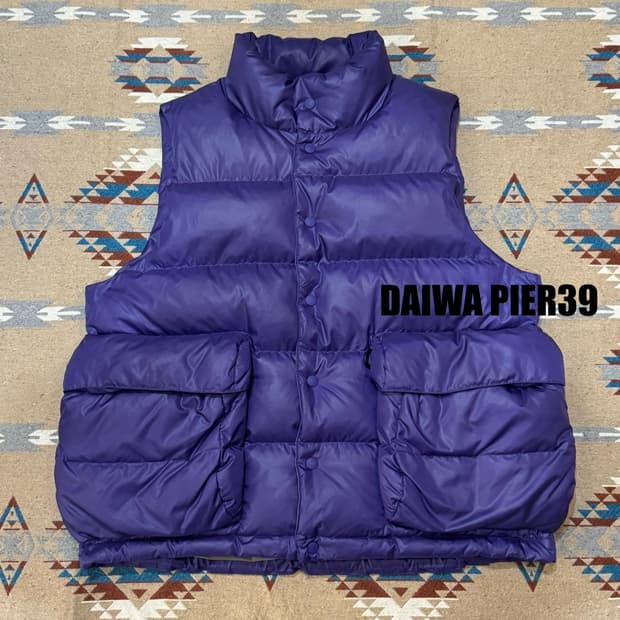 [M][100] 다이와피어39 테크 백패커 다운 베스트 퍼플