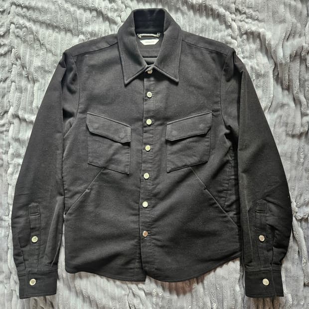 [L] CMMAWEAR 커마웨어 카타리나 몰스킨 오버 셔츠 자켓