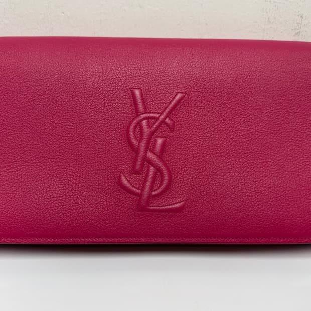 [정품] 입생로랑 핫핑크 클러치