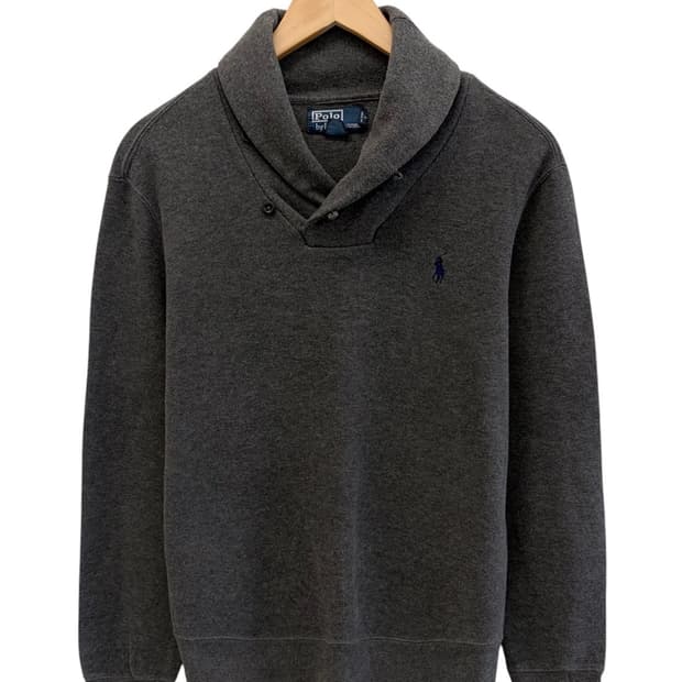 폴로 숄카라 니트 그레이 (S)