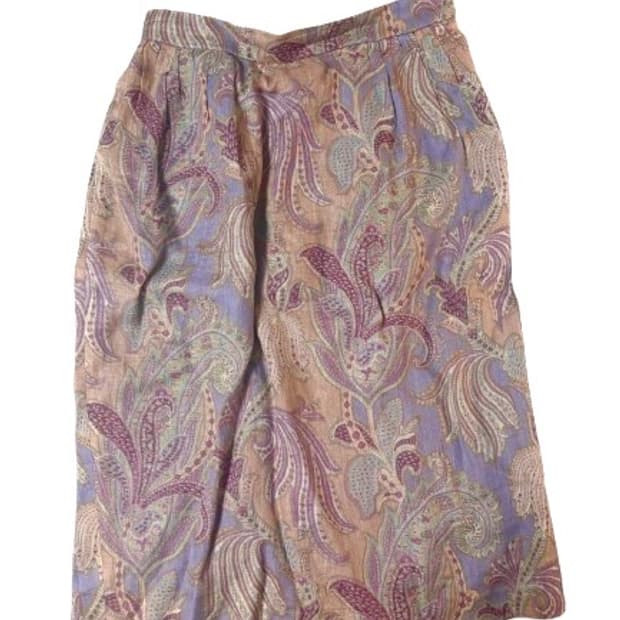 입생로랑 빈티지 페이즐리 스커트