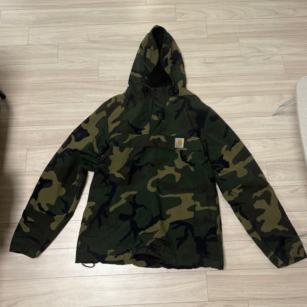 칼하트 님부스 wip 풀오버 아노락 후드 카모
