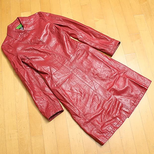 돌체앤가바나 천연가죽 롱코트 40