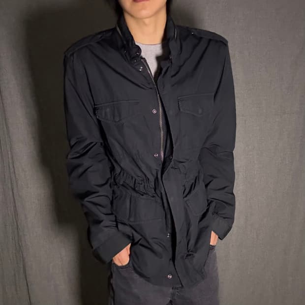 갭 야상 점퍼 네이비