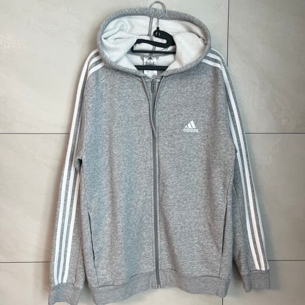 아디다스 민트급 후드집업 그레이 (M)