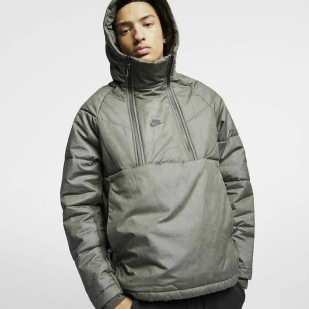 NIKE 나이키 NSW 테크팩 패딩 아노락 필 자켓_L