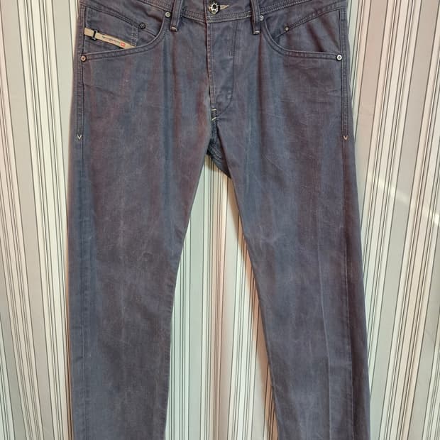 (32)[DIESEL] 디젤 벨더 데님 그레이바지