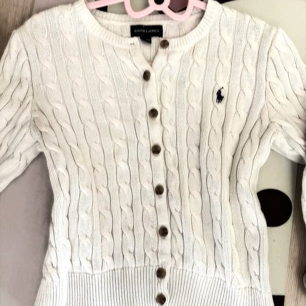 폴로 걸즈 가디건