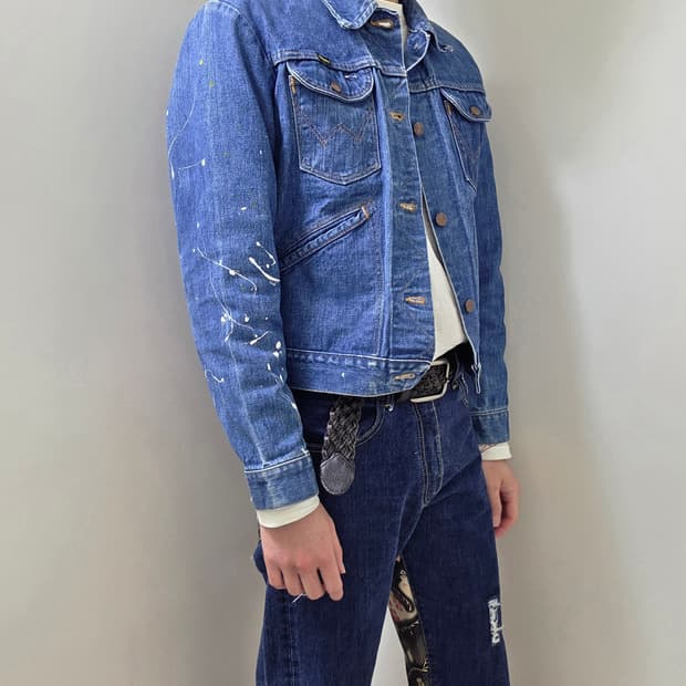 랭글러 124MJ 70s 데님 트러커 재킷