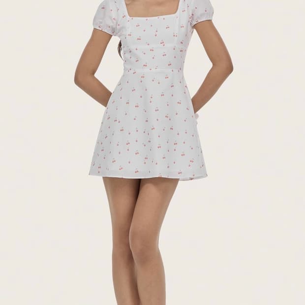 Kleesier cherry cup dress S