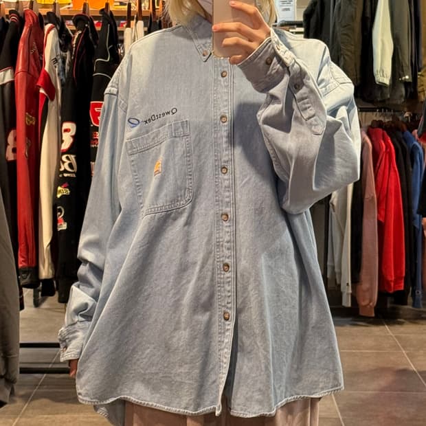 [NO.9] 칼하트 데님 긴팔셔츠