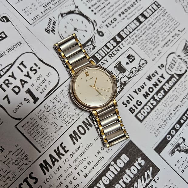 빈티지 세이코 에비뉴 쿼츠 시계 Seiko Avenue Quartz