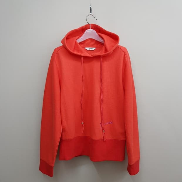 한섬 타임 2021 자수로고 후드티  F사이즈