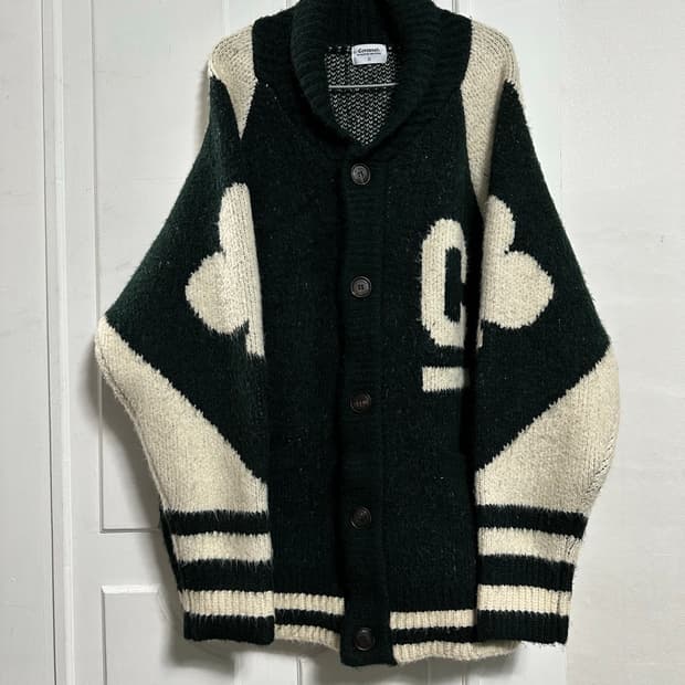 커버낫 C로고 코위찬 가디건
