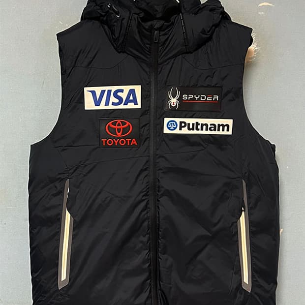 스파이더 US스키팀 남자 패딩조끼 덕다운 M 95