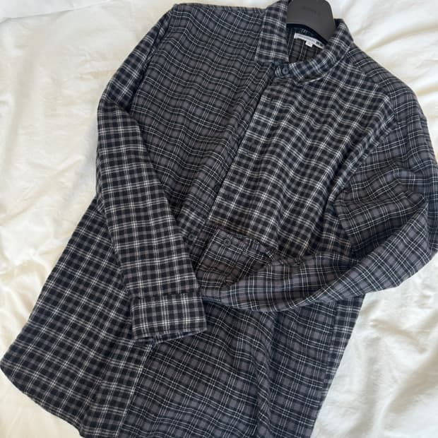 유니클로 JW앤더슨 체크셔츠