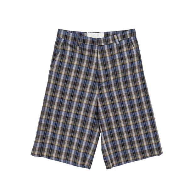 [M] ERL Shorts Grey Check