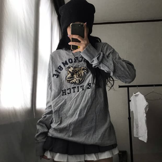 아베크롬비 그레이 롱슬리브