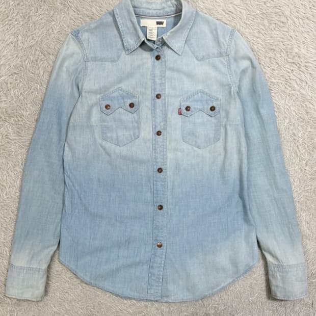 리바이스 웨스턴 데님 셔츠/#2695