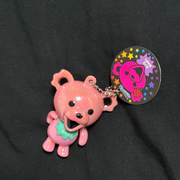 Gratefuldead bear 그레이트풀데드베어 키링 핑크