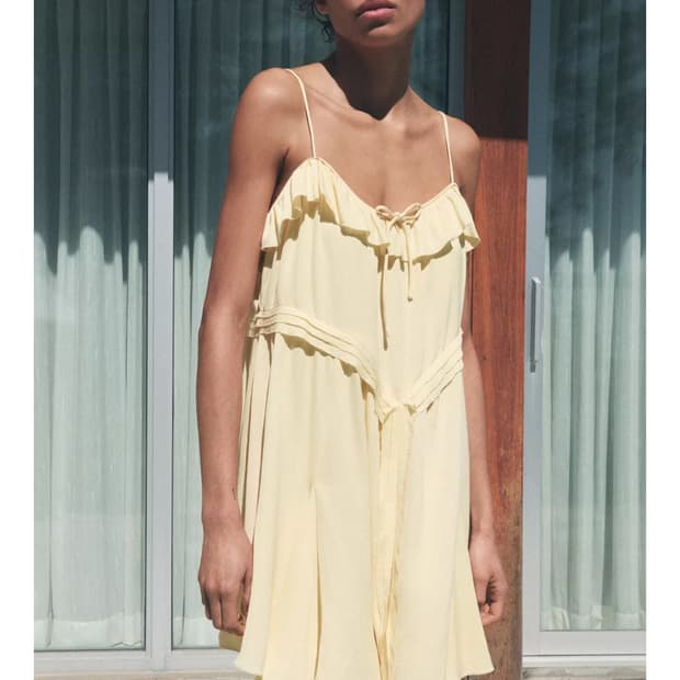 Zara ZW COLLECTION 프릴 미니 원피스