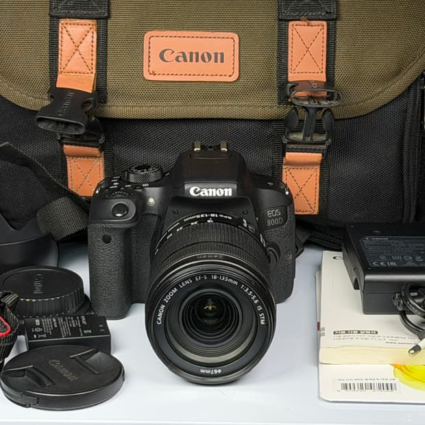 캐논 EOS 800D EFS 18-135 IS STM 렌즈 DSLR 카메