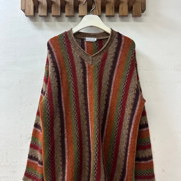 ESPRIT 일본빈티지 스트라이프 빈티지 스웨터 니트